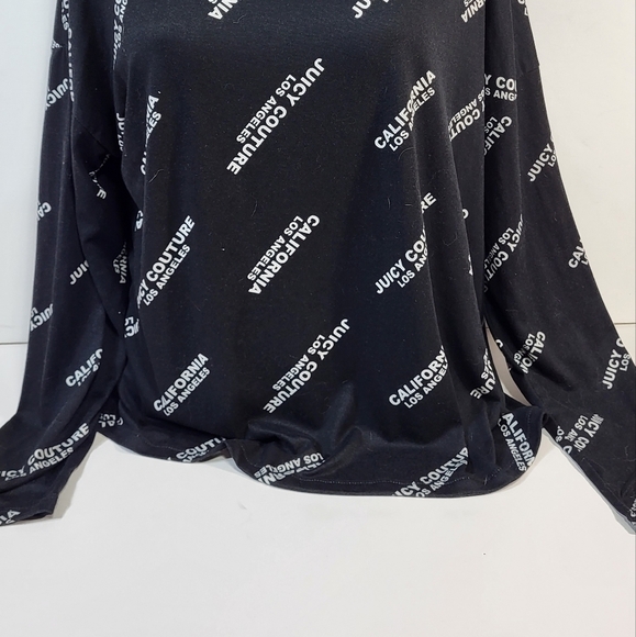 Juicy Couture Black Patterned Blouse - Picture 4 of 5